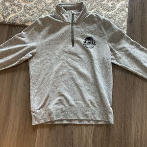 Roots quarter zip sweater